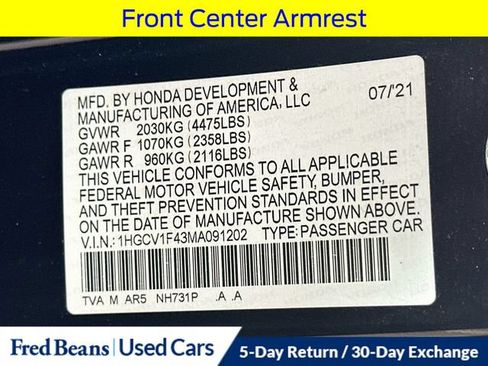 Used 2021 Honda Accord Sport Special Edition image 34