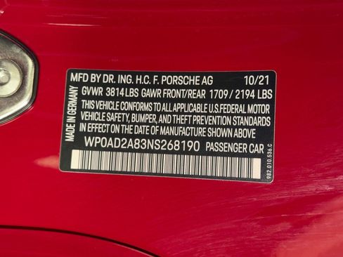Certified 2022 Porsche 718 Cayman GTS RWD image 31