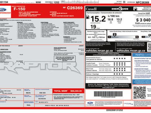 Used 2022 Ford F150 Raptor AWD/4WD image 19