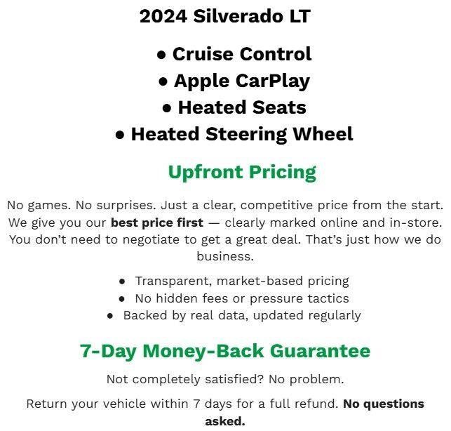 Used 2024 Chevrolet Silverado 1500 LT AWD/4WD image 2