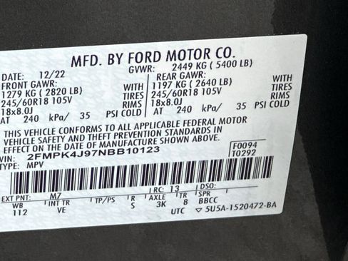 Certified 2022 Ford Edge SEL w/ Convenience Package AWD/4WD image 37
