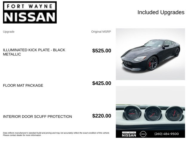 New 2026 Nissan Z Performance w/ Floor Mat Package RWD image 4