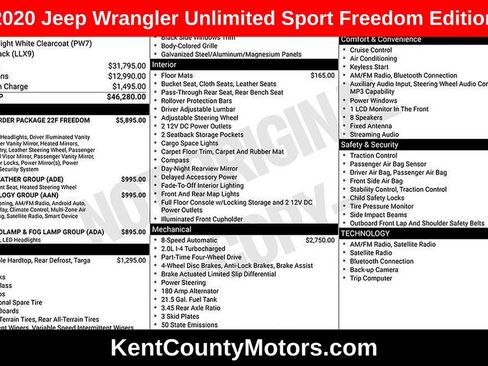 Used 2020 Jeep Wrangler Unlimited Sport image 1
