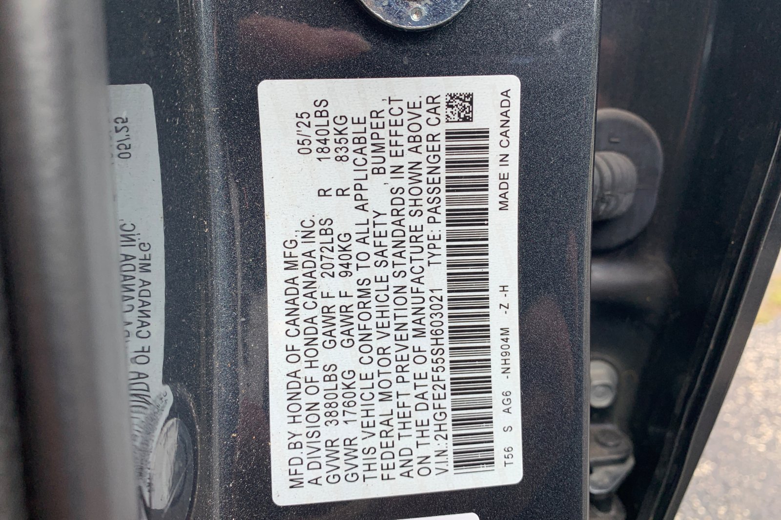 Certified 2025 Honda Civic Sport image 33