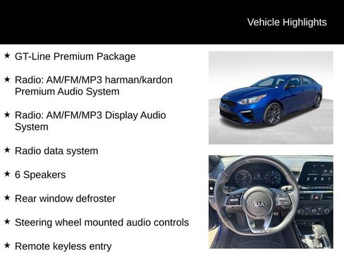 Used 2021 Kia Forte GT-Line w/ GT-Line Premium Package FWD image 9
