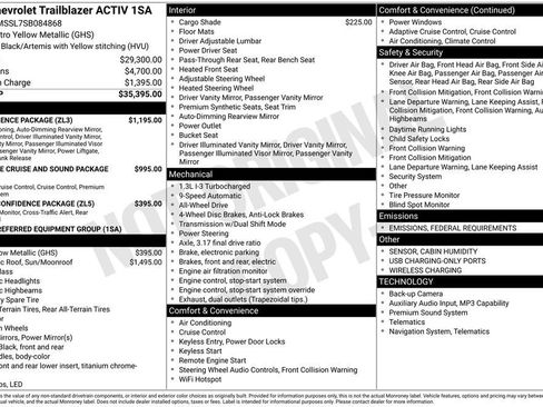 New 2025 Chevrolet TrailBlazer ACTIV w/ Convenience Package image 4