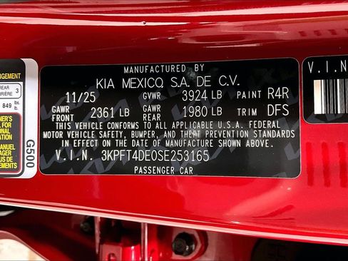 New 2025 Kia K4 LXS image 32