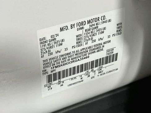 Used 2024 Ford Explorer ST-Line w/ Class IV Trailer Tow Package AWD/4WD image 23