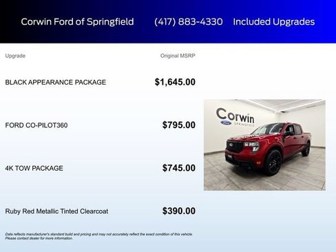 New 2026 Ford Maverick XLT w/ Black Appearance Package AWD/4WD image 5