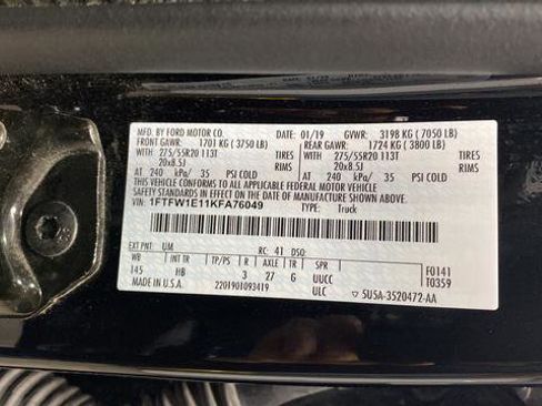 Used 2019 Ford F150 Lariat w/ Equipment Group 502A Luxury AWD/4WD image 29