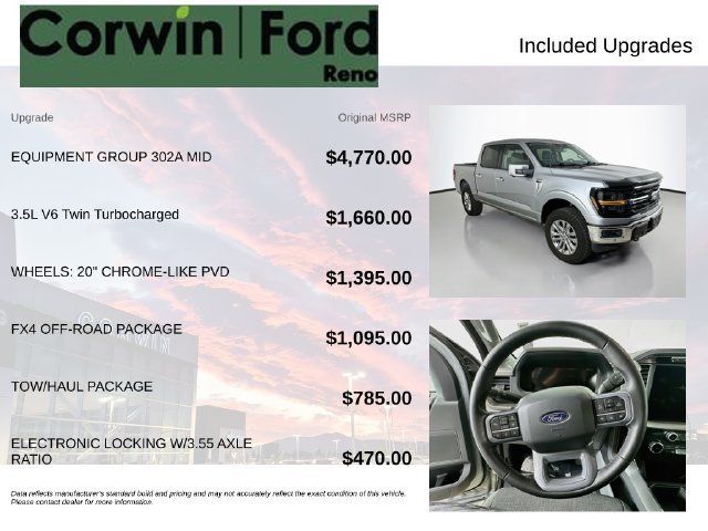 Certified 2024 Ford F150 XLT w/ Equipment Group 302A MID AWD/4WD image 3