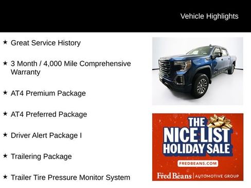 Used 2019 GMC Sierra 1500 AT4 w/ AT4 Premium Package image 3