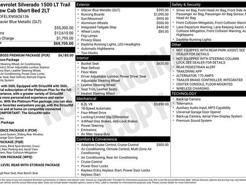 Used 2022 Chevrolet Silverado 1500 LT Trail Boss w/ LT Trail Boss Premium Package AWD/4WD image 25