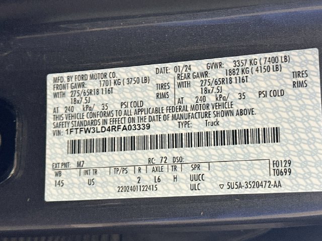 Used 2024 Ford F150 XLT w/ Mobile Office Package AWD/4WD image 30