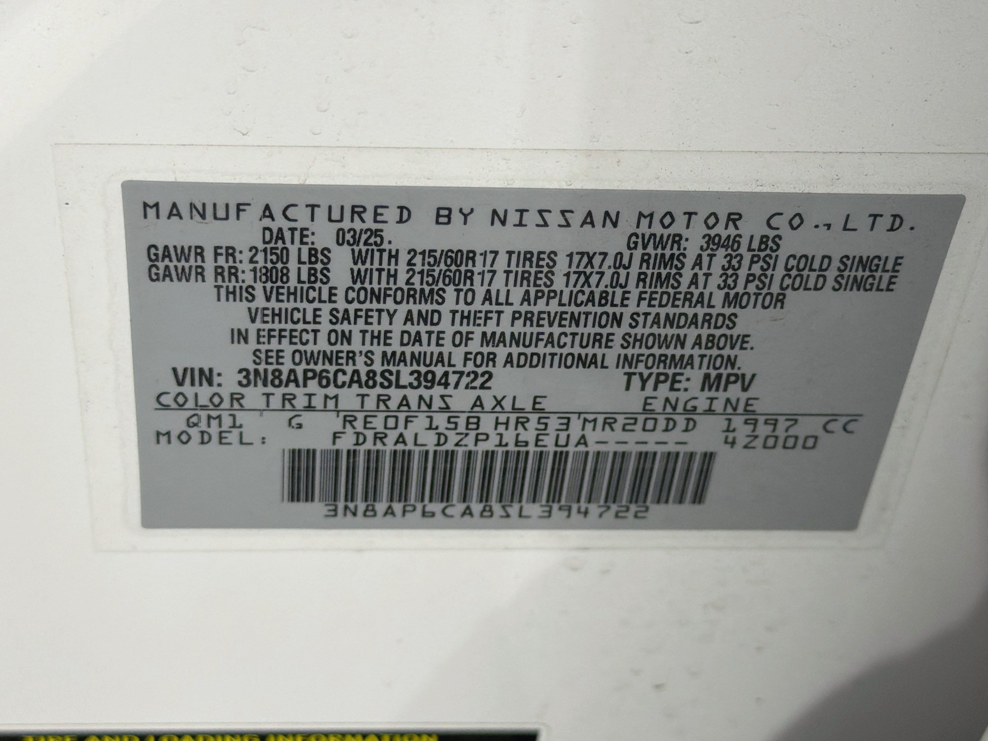 Used 2025 Nissan Kicks SV w/ Charging Package FWD image 12