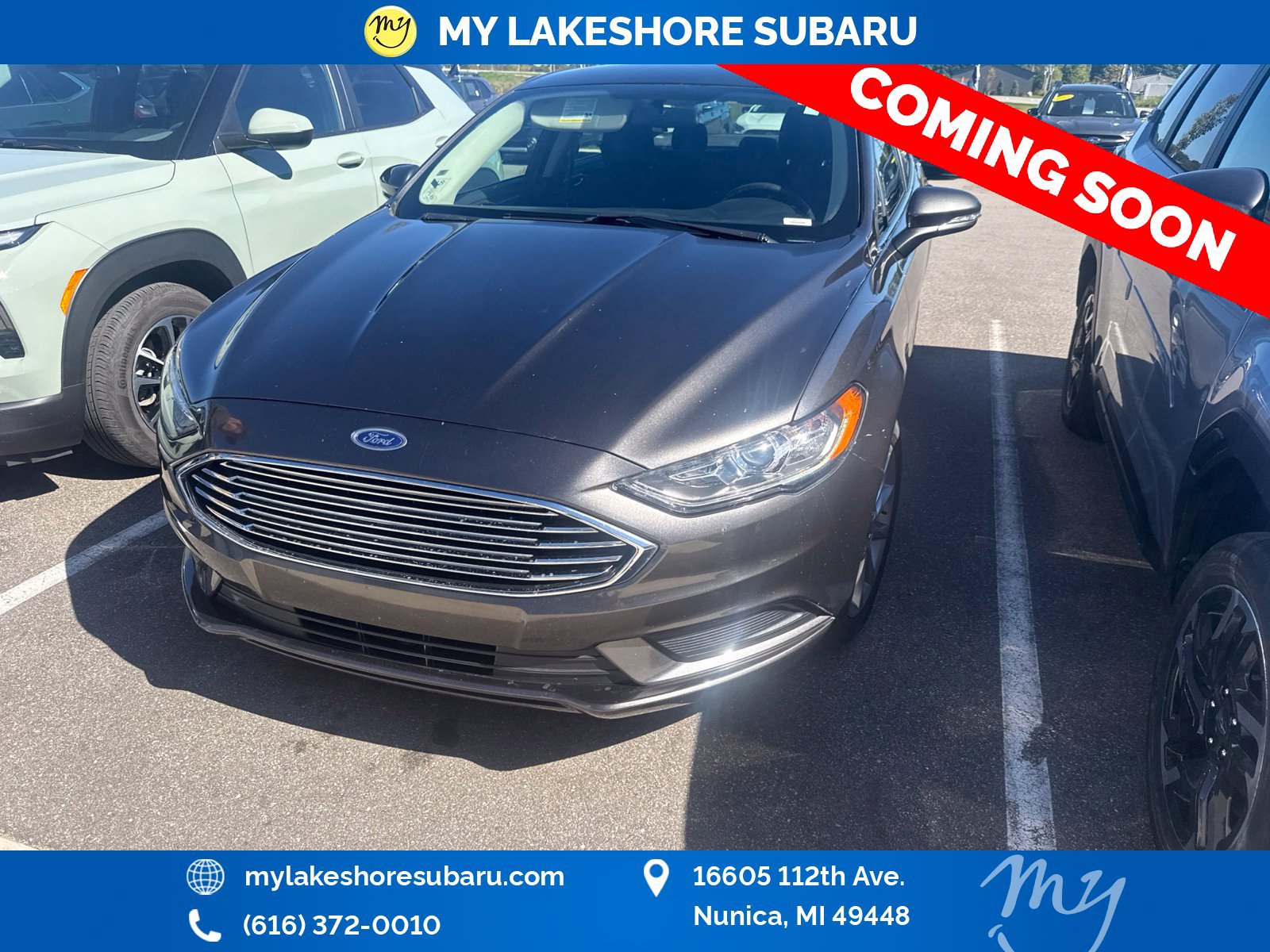Used 2017 Ford Fusion SE w/ Fusion SE Technology Package FWD image 2