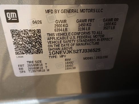 New 2026 Chevrolet Traverse Z71 AWD/4WD image 54