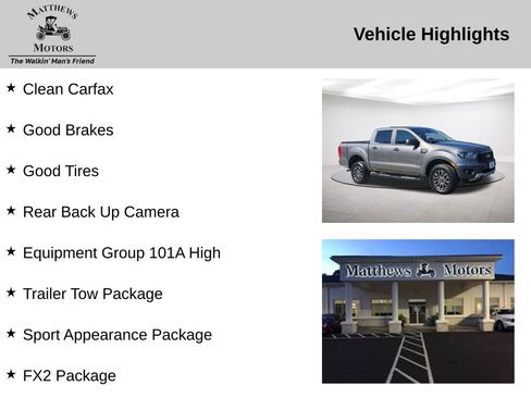 Used 2021 Ford Ranger XLT w/ Equipment Group 301A Mid image 14