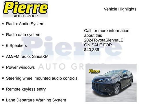 Used 2024 Toyota Sienna LE FWD image 7