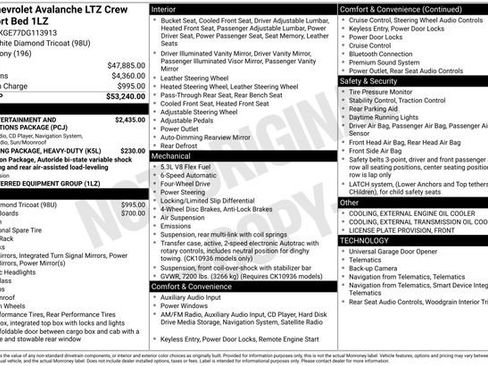 Used 2013 Chevrolet Avalanche LTZ AWD/4WD image 4