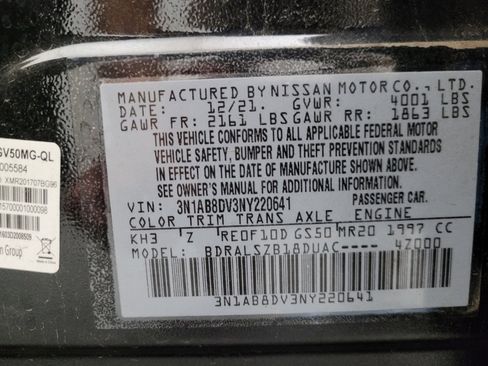 Used 2022 Nissan Sentra SR w/ SR Premium Package FWD image 33