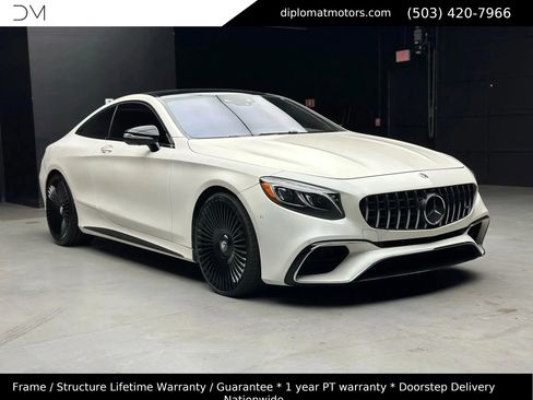 Used 2019 Mercedes-Benz S 63 AMG 4MATIC Coupe w/ Carbon Fiber Exterior Package image 9