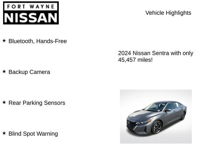 Used 2024 Nissan Sentra SV FWD image 7