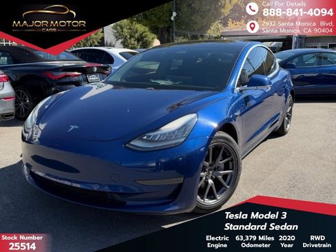 Used 2020 Tesla Model 3 Standard Range image 1