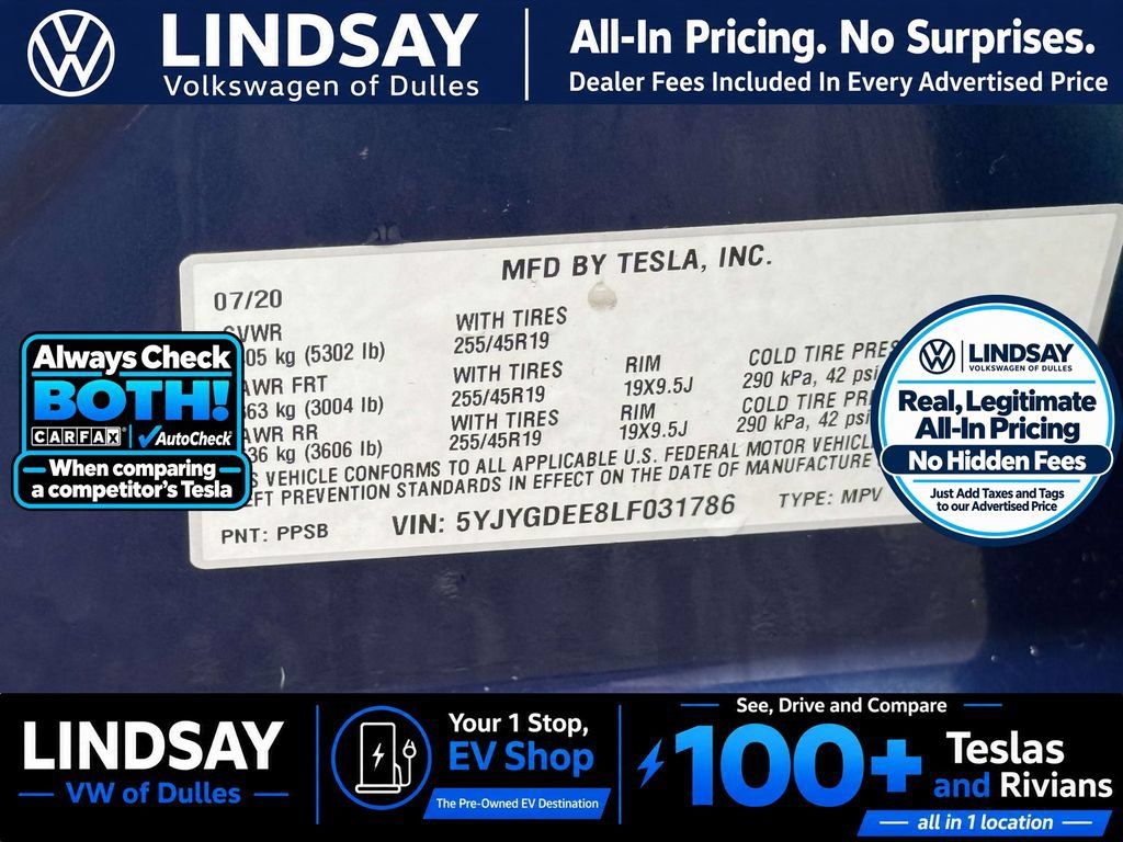 Used 2020 Tesla Model Y Long Range AWD/4WD image 28