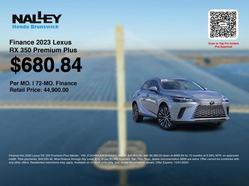 Used 2023 Lexus RX 350 Premium Plus image 3