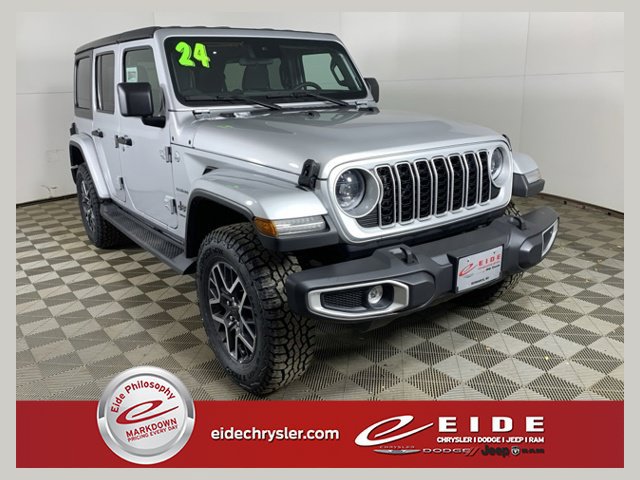 Used 2024 Jeep Wrangler Unlimited Sahara w/ Safety Group AWD/4WD image 1