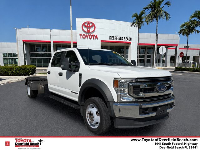 Used 2022 Ford F550 4x4 Crew Cab Super Duty w/ Power Equipment Group image 1