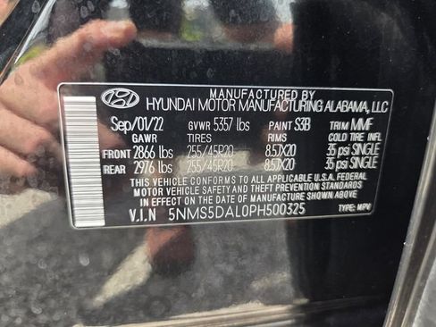 Used 2023 Hyundai Santa Fe Calligraphy w/ Cargo Package AWD/4WD image 21