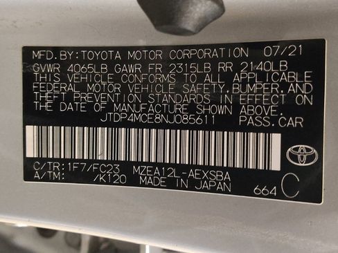 Used 2022 Toyota Corolla SE w/ SE Premium Package FWD image 33