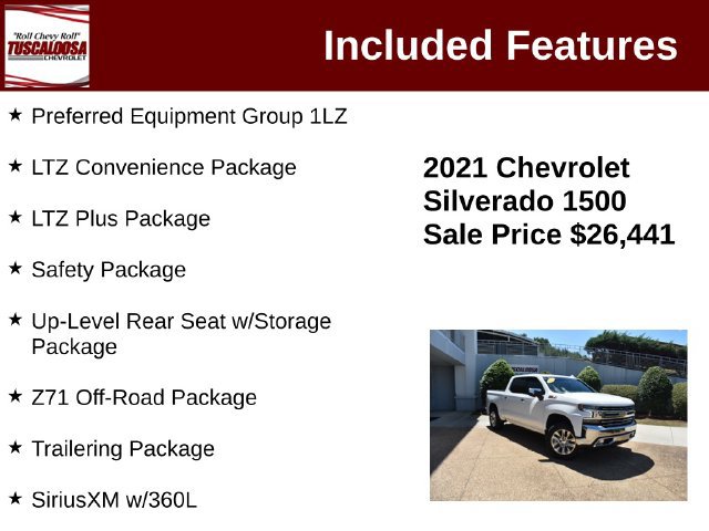 Used 2021 Chevrolet Silverado 1500 LTZ w/ Z71 Off-Road Package AWD/4WD image 12