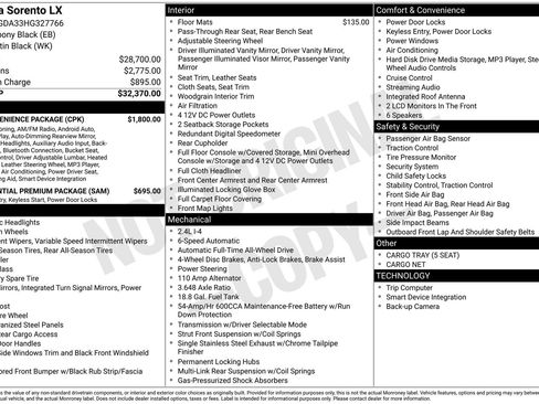 Used 2017 Kia Sorento LX w/ LX Convenience Package image 33