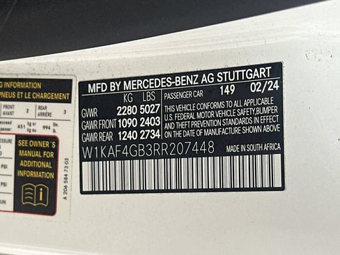 Certified 2024 Mercedes-Benz C 300 Sedan image 9