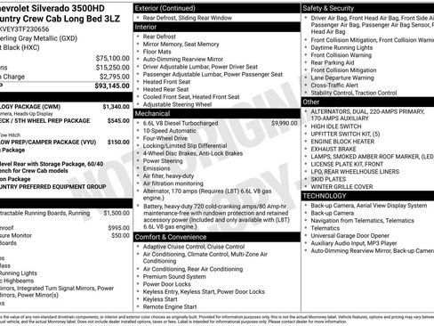 New 2026 Chevrolet Silverado 3500 High Country w/ Technology Package image 3