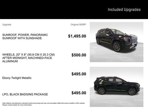 New 2026 GMC Terrain Denali w/ LPO, Black Badging Package image 8