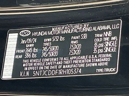 Used 2024 Hyundai Santa Cruz Night AWD/4WD image 30