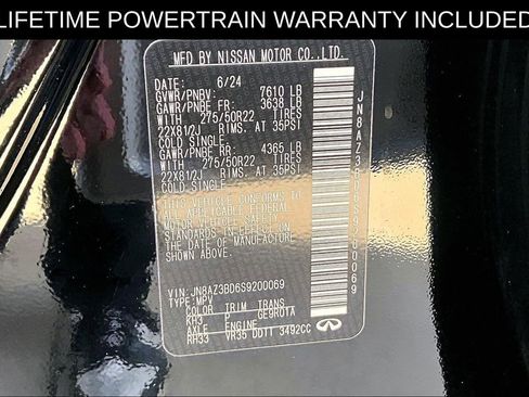 Certified 2025 INFINITI QX80 Luxe image 34