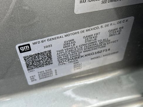 Certified 2024 Chevrolet Silverado 1500 Custom w/ Turbomax Blackout Package image 33