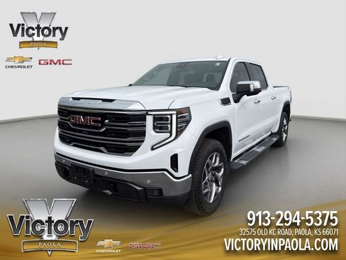 Certified 2025 GMC Sierra 1500 SLT w/ SLT Premium Plus Package AWD/4WD image 1