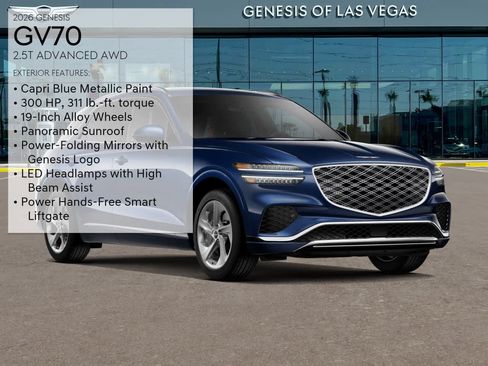 New 2026 Genesis GV70 2.5T Advanced AWD/4WD image 3