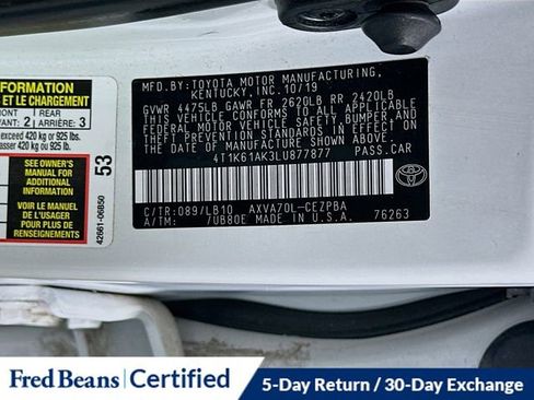 Used 2020 Toyota Camry XSE image 33