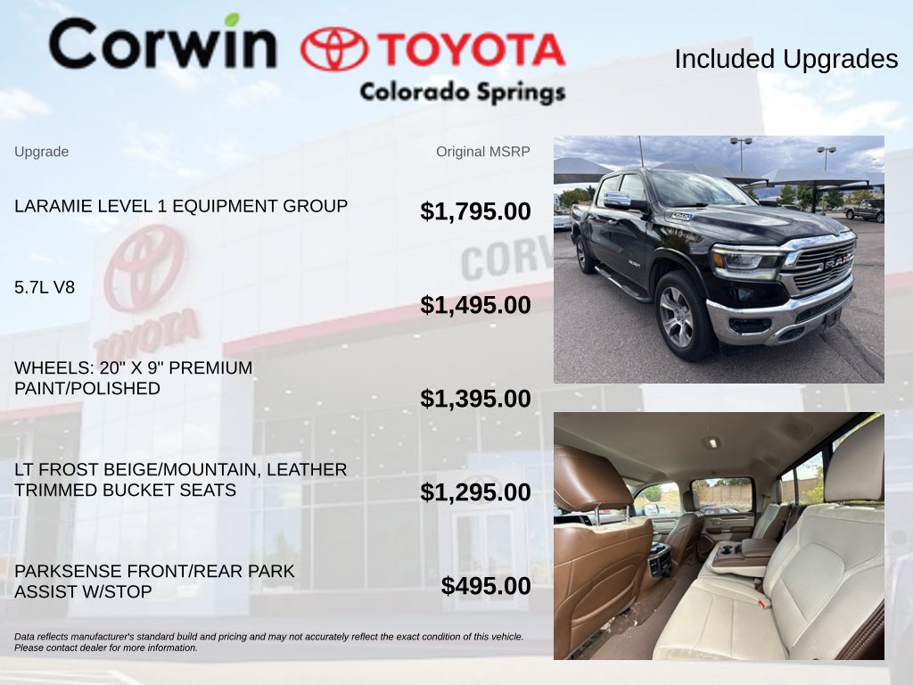 Used 2020 RAM 1500 Laramie AWD/4WD image 8
