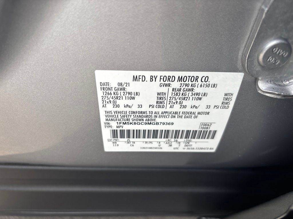 Used 2021 Ford Explorer ST w/ Equipment Group 401A AWD/4WD image 20