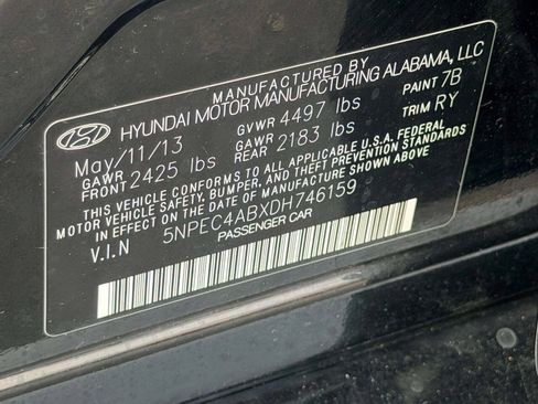 Used 2013 Hyundai Sonata SE w/ Navigation & Sunroof Pkg FWD image 19