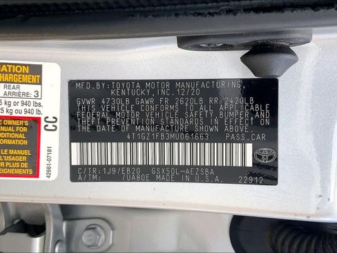 Used 2021 Toyota Avalon Touring FWD image 37
