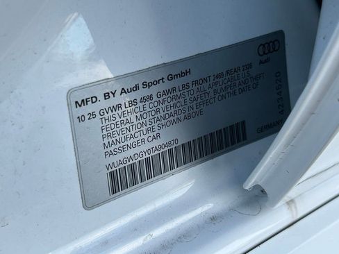 New 2026 Audi RS 3 AWD/4WD image 88